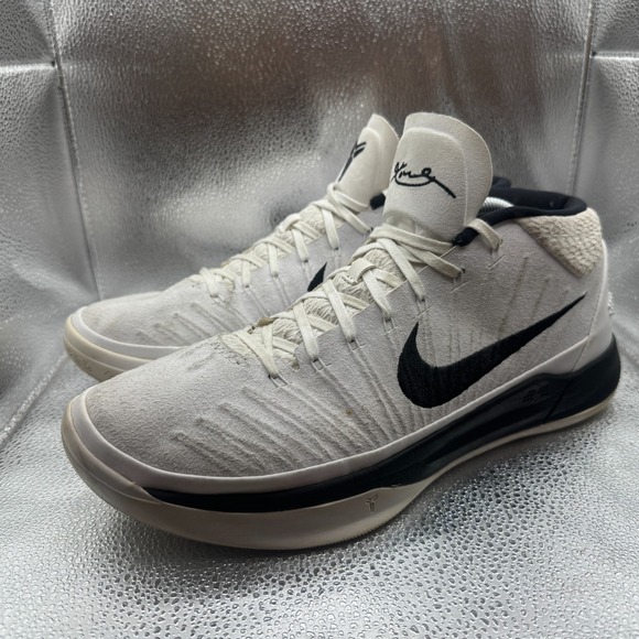 RARE 🚀 Size 11 Nike Kobe AD TB Promo Mens White Black Running Shoes 942521-001 - Picture 6 of 11